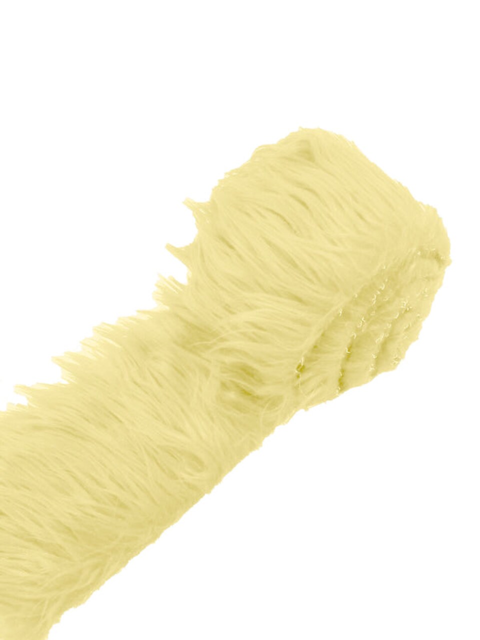 18" x 60" Size Long Pile Shaggy Faux Fur Strip Fabric for Crafts Costumes Home Decor Trim